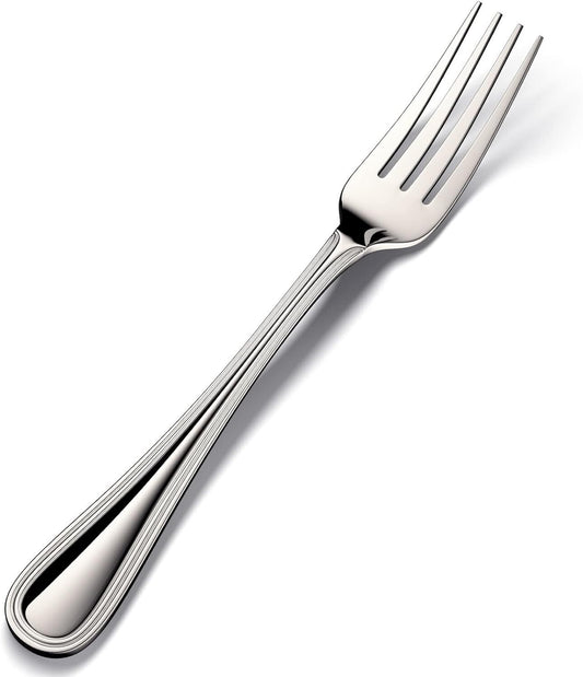 Classic 18/10 Stainless Steel Dinner Forks, 8-Inch - Durable & Stylish Set of 12