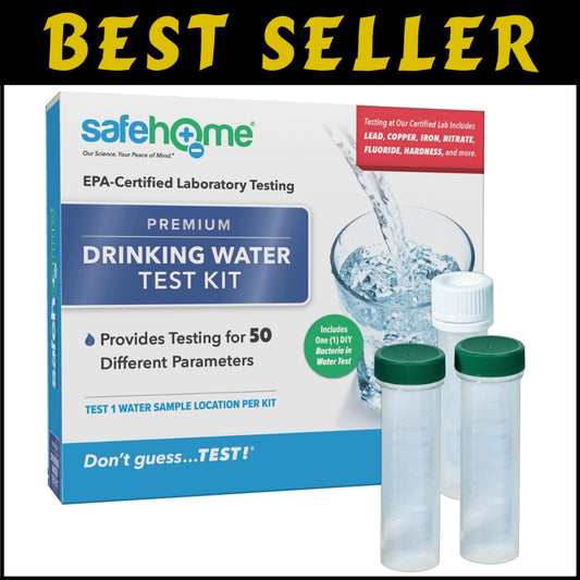 Comprehensive Water Quality Test Kit - 50 Parameters with Quick Lab Analysis