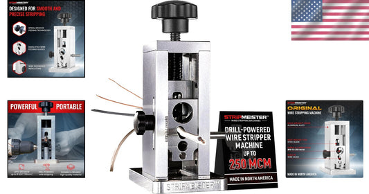 Drill-Powered Wire Stripper Machine - Efficient Tool for Copper & Electric Wires