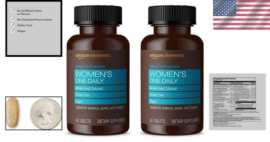 Bio-Engineered Vegan Women's Multivitamin, 130 Tablets for Daily Wellness