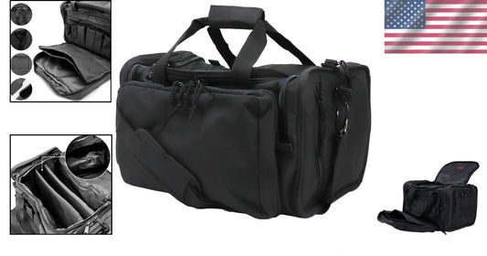 Weather-Resistant Tactical Bag for Shooting, Hunting, and Travel - 600D Nylon