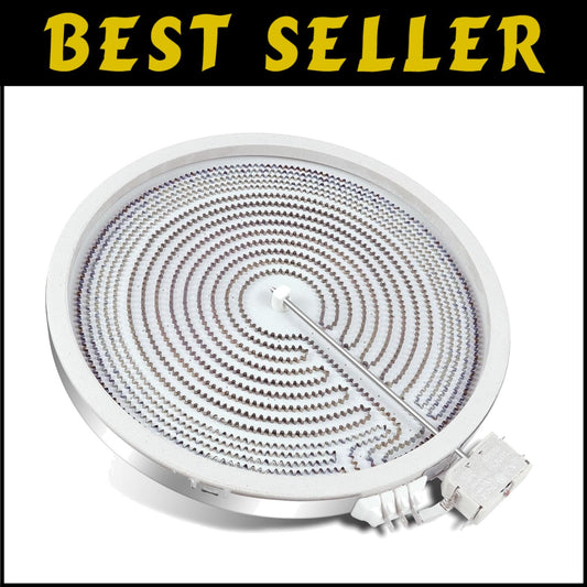 12-Inch Polished Dual Radiant Burner for GE Stove - Easy Installation Included