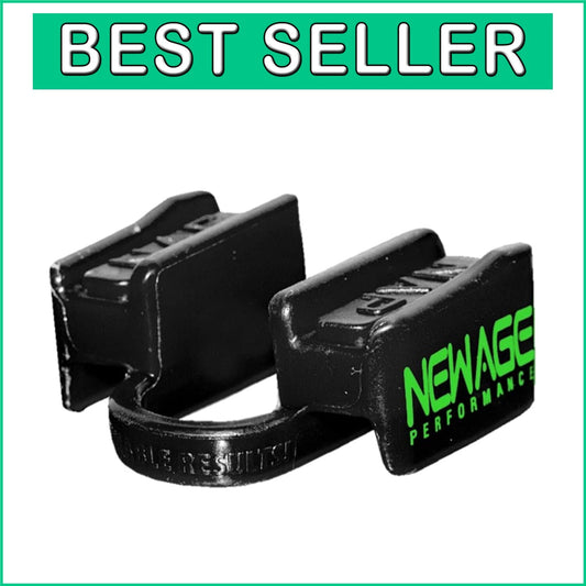 Custom Fit Weightlifting Mouthguard for Strength & Alignment - Black Silicone