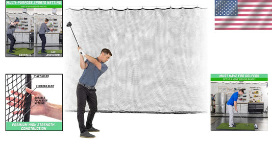 Durable Heavy-Duty Mesh Sports Net, Easy Install, Great for Indoor & Outdoor