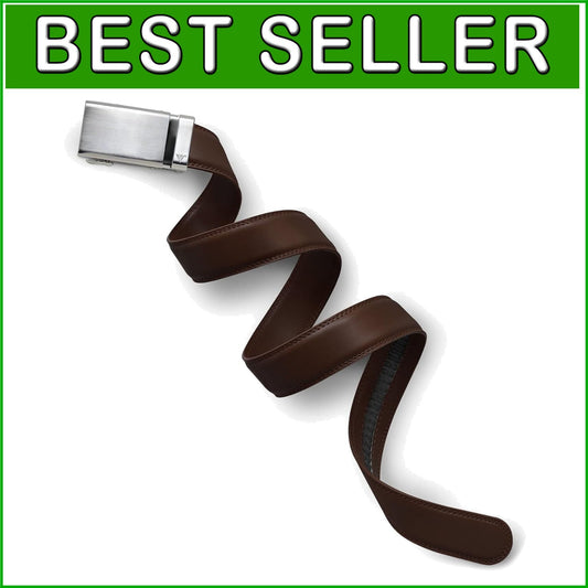 Fashion-Forward Men's Leather Belt - Removable Buckle, Buy a Belt, Feed a Family