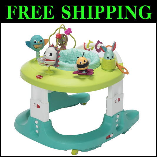 Multifunctional Baby Walker & Activity Table - 3 Heights, Easy Clean