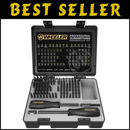 Lightweight Gunsmithing Screwdriver Set - 89 Pieces with Case for Precision