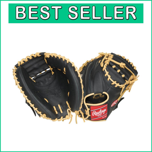 32" Youth Baseball Catcher's Glove - Pro Fit Leather Design for Right Hand Throw