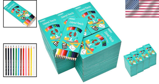 1152 Count Assorted Pre-Sharpened Colored Pencils - Ideal for Creative Kids