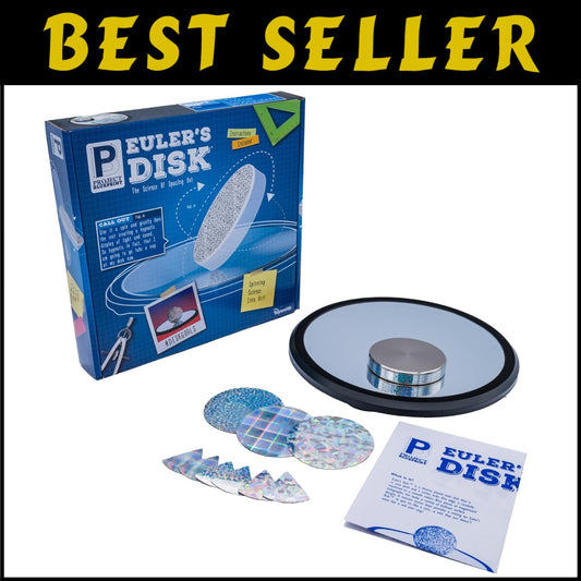 Engaging Euler's Disk - Spectacular Kinetic Toy for Adult & Kid Science Lovers