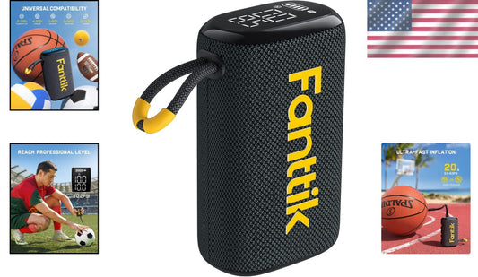 Smart Portable Ball Pump with Accurate Pressure and Integrated Needle Storage