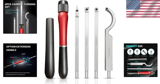 Professional Tungsten Carbide Lathe Tools with Quick Replacement System