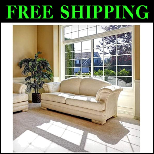 DIY-Friendly Clear Window UV Film - 48in x 12ft, Includes Tools for Easy Setup