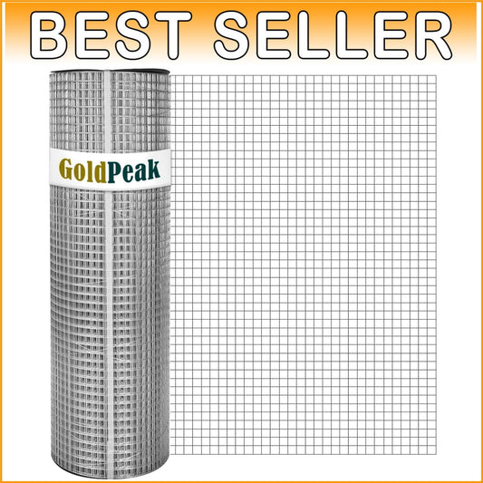 Durable 24'' x 100' Galvanized Hardware Cloth Roll for Garden & Coop Protection