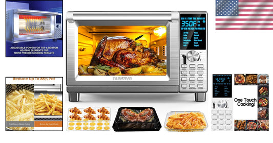 Versatile 30QT Bravo Air Fryer Toaster Oven with Touch Controls & Digital Probe