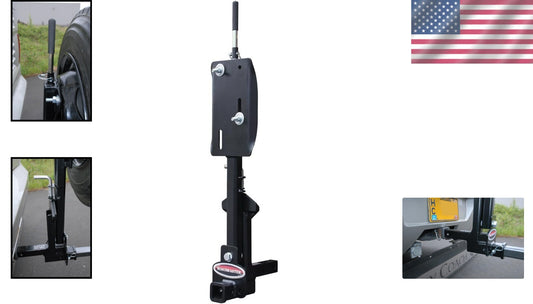 Secure and Easy-to-Install Motorhome Spare Tire Carrier - 400 lb Tongue Weight