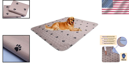 48x72 Extra-Large Washable Dog Training Pads - Non-Slip, Multi-Functional