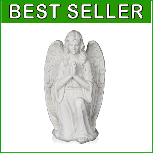Durable 27" Kneeling Angel Statue - Perfect Indoor/Outdoor Prayer Decor