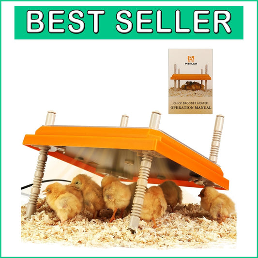 10" x 10" Chick Heating Plate for Poultry - Safe and Effective Brooder Solution