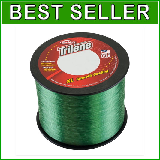 Trilene XL 3000yd Low-Vis Green Monofilament Fishing Line - 6lb Test Strength