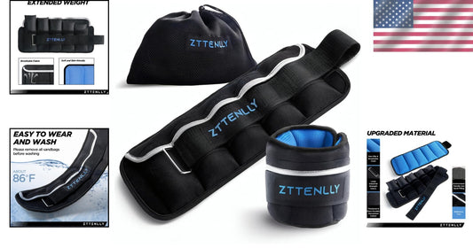 Breathable Ankle Weights with Adjustable Design - Ideal for Walking & Gym