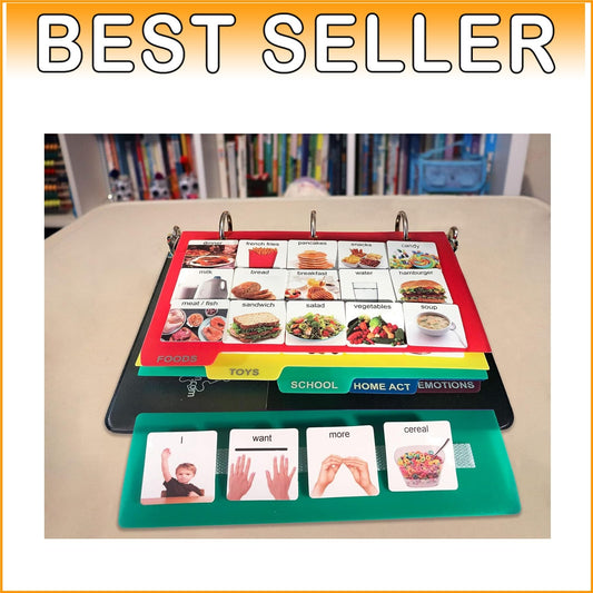 162 ASD Visual Communication Cards - Autism Language and Speech Therapy Book