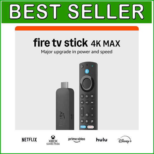 4K Max Streaming Stick with Dolby Atmos & Alexa Control - Ultimate Entertainment