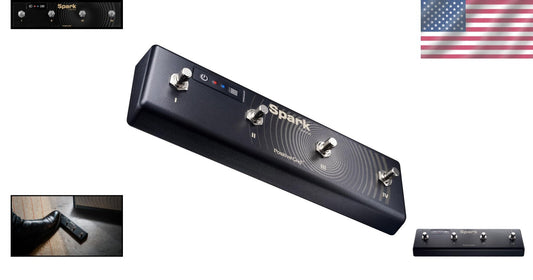 Portable Wireless Guitar Pedal for Spark Amplifiers - Long Battery Life Included