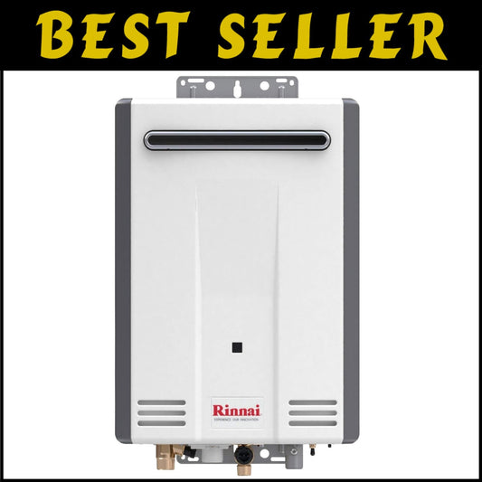 Stainless Steel Tankless Water Heater 5.3 GPM - Space-Saving Outdoor Design