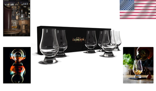 Elegant Lead-Free Crystal Whiskey Tumblers Gift Set - For Homes & Gatherings
