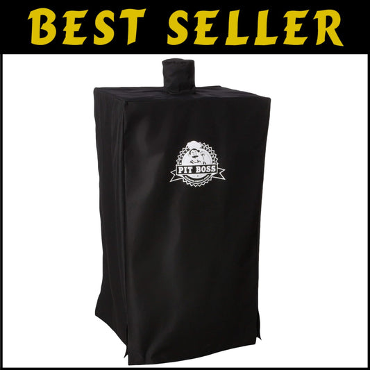 Custom-Fit Smoker Cover for 5-Series Pellet Grills - Secure Black Design