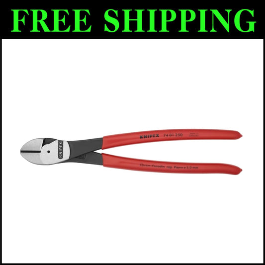 High Leverage 10-Inch Diagonal Cutters - Precision Cutting for Professionals