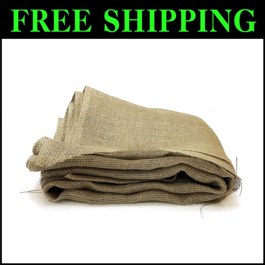 72" x 15' Loose Weave Gardening Burlap Liners for Raised Beds & Garden Fabrics
