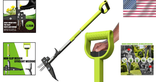 Effortless Weeding with 40-inch Stand-Up Garden Tool - No Kneeling Required