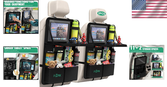 Family-Friendly Backseat Organizer with Quick Assembly and Travel Convenience