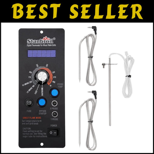 High-Accuracy Camp Chef Pellet Grill Controller with Eight Temperature Settings