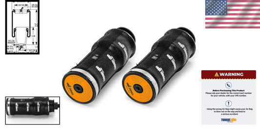 Reliable 2-Pack Air Spring Bags for Peterbilt 379 - Enhanced Suspension Safety