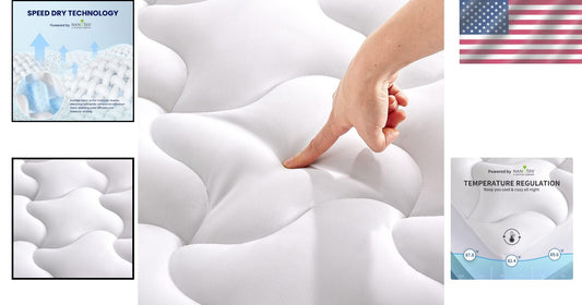 Breathable Quilted Twin XL Mattress Cover - Cooling Technology for Hot Sleepers