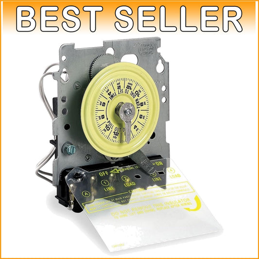 Durable Mechanical Time Switch - High Load 40A Capacity with Manual Override