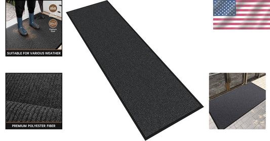 Water-Resistant 10’ x 3’ Doormat - Stylish, Durable, Perfect for High Traffic