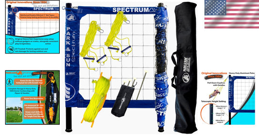 Lightweight Portable Volleyball Net with Reinforced Tension for Competitive Play