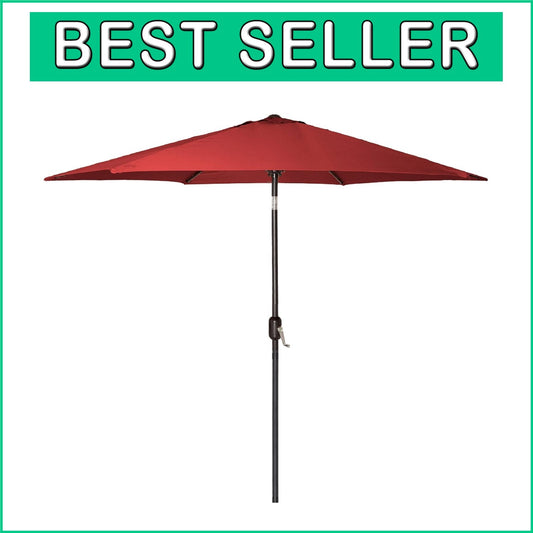Durable 6 Ft Outdoor Patio Umbrella – Easy Open & Push Button Tilt Design