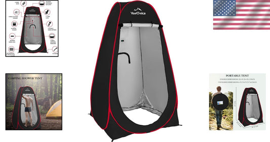 6.2FT Waterproof Privacy Tent - Multi-Functional Shelter for Outdoor Activities