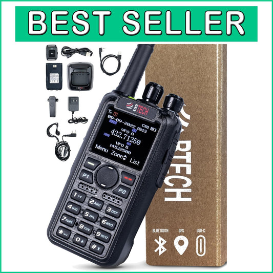 Advanced 7W VHF/UHF Two-Way Radio - Bluetooth, Waterproof & Talker Alias Feature
