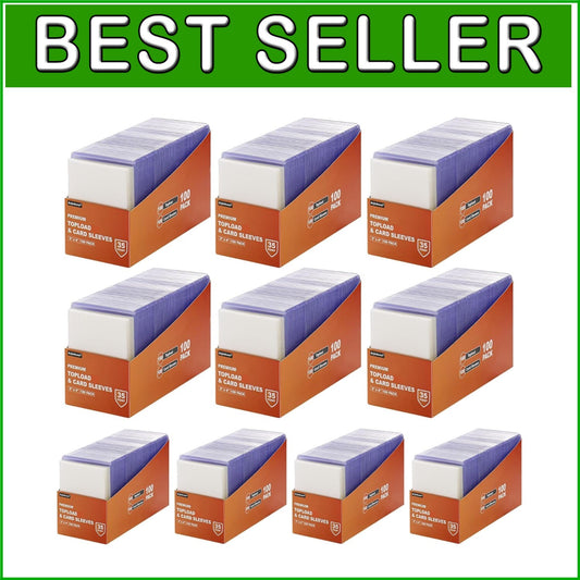 2000 Standard Card Sleeves Set: Clear Hard & Soft Protectors for Card Collectors