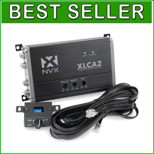xBOOST Digital Bass Enhancer: 2-Channel Converter with Remote Level Control