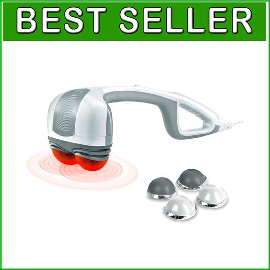 Dual Pivoting Heated Back Massager - Ultimate Relaxation for Neck and Shoulders