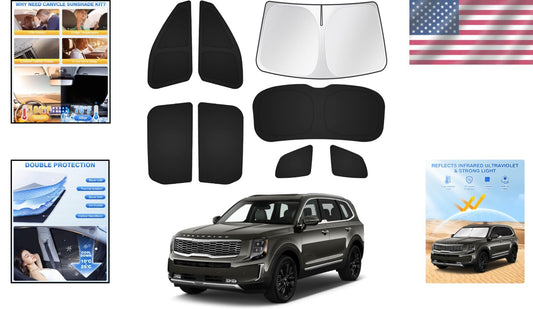 2020-2025 Kia Telluride Foldable Windshield Sun Shade - Effective Heat Defense