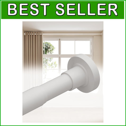 Durable No-Drill Tension Curtain Rods 66-120 Inch - Stability for Every Window