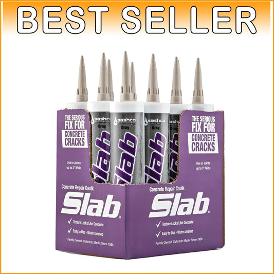 Durable Concrete Repair Sealant - 10.5oz Cartridge, Easy to Apply Solution